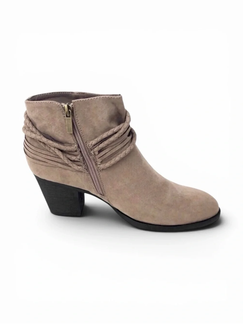 NIB Journee Collection Ceres Taupe Ankle Boots Size 10 Med